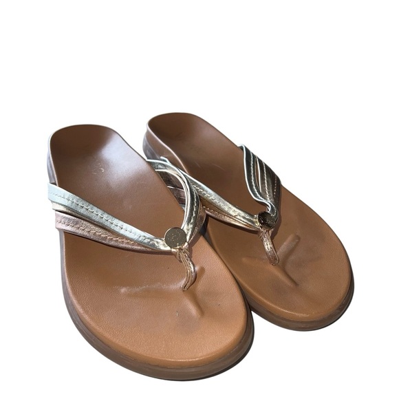 Vionic Shoes - Vionic Women's Sandals in Tan and Metallic
